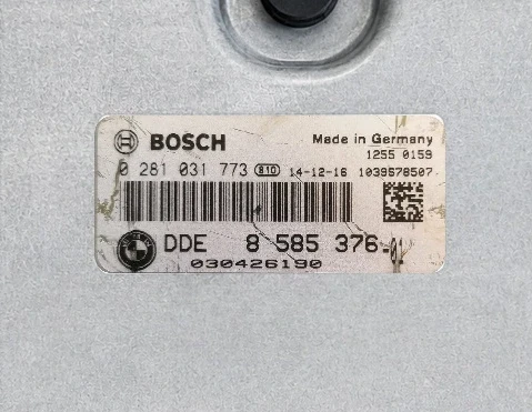 Étiquette Bosch 0281031773 DDE 8585376  BMW 3.0 diesel
