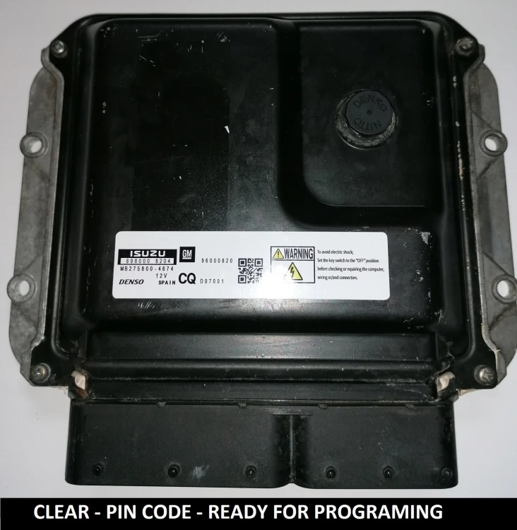 98000820 CQ centralina do motor Denso Opel Corsa D 1.7 CDTI Virgin