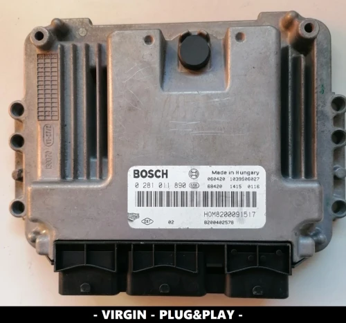 Calculateur moteur Bosch 0281011890 pour Renault Trafic Opel Vivaro Nissan Primastar 2.5 dCi