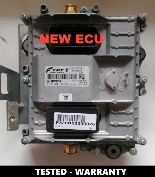 Foto vom Iveco Neues Steuergerät EDC7UC31 – Originalgerät Bosch 0281020146, Teilenummer 504388754
