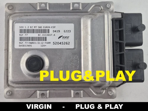 calculateur 52045262 9GF.T7 Fiat 500 1.2 Euro 6 VIRGIN Plug &amp;amp;amp; Play