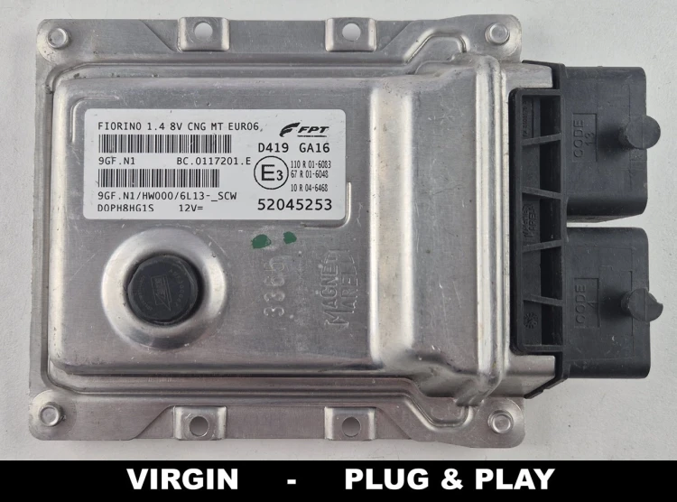 module 52045253 9GF.N1 Fiat Fiorino 1.4 8V CNG VIRGIN Plug &amp;amp;amp; Play