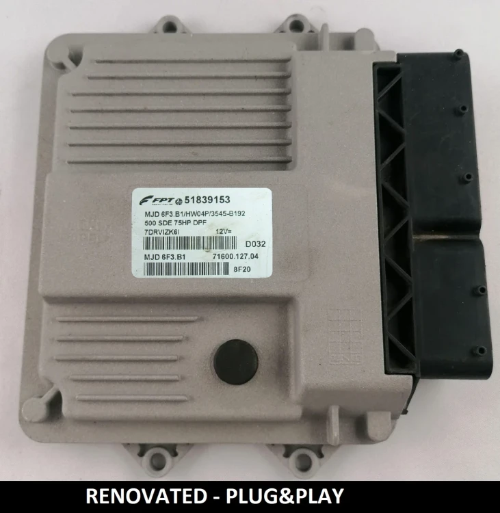 51839153 MJD 6F3.B1 centralina motore Fiat 500 1.3 Multijet