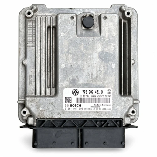 centralita de motor Bosch 0281017906, OEM 7P5907401D,  Porsche Cayenne diesel