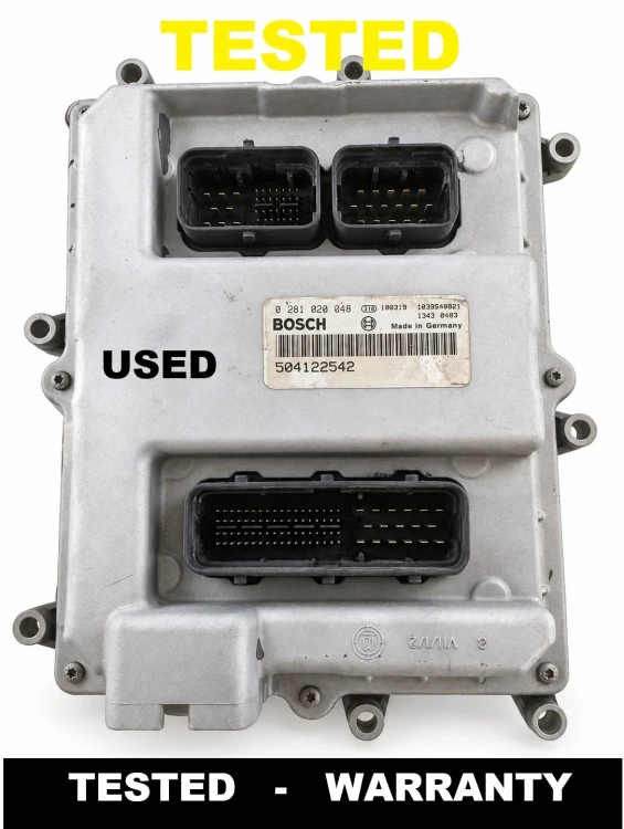 0281020048 504122542 Nuova centralina motore ECU Iveco Stralis Eurocargo Bosch – vista aggiuntiva