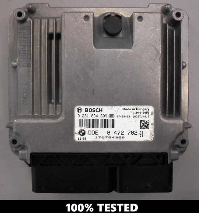0281034809 8472702 centralina motore Bosch BMW DDE8472702