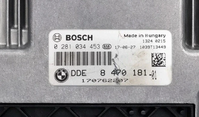 0281034453 8470181 sterownik silnika Bosch BMW DDE8470181