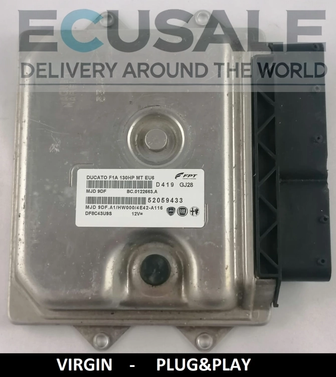 Calculateur moteur FIAT Ducato 2.3 JTD 52059433 MJD9DF.A1