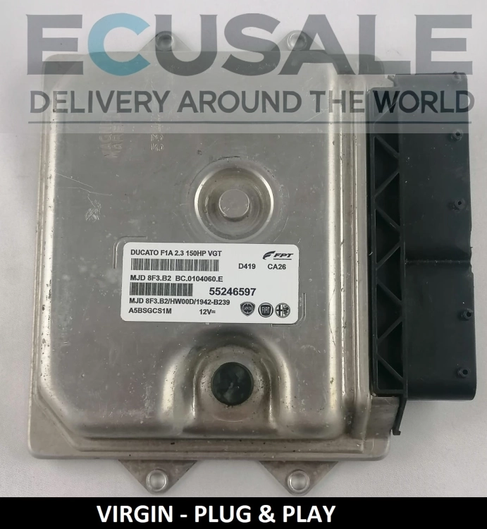 Centralita de motor Fiat Ducato 2.3 55246597 MJD8F3.B2