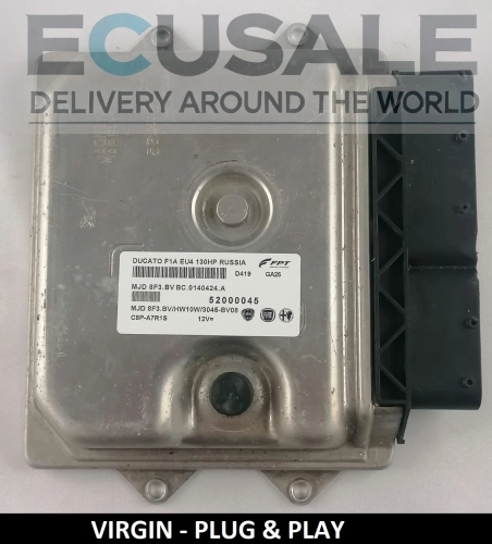 CENTRALITA DE MOTOR VIRGEN Fiat Ducato 2.3 52000045 MJD8F3.BV Euro 4 – Plug &amp; Play, sin programación