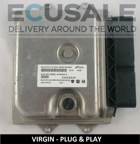 CENTRALITA DE MOTOR VIRGEN Fiat Ducato 2.3 52000038 MJD8F3.BV Euro 4 – Plug &amp; Play, sin programación