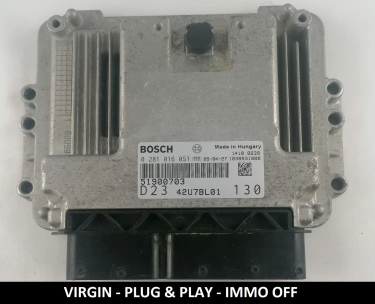 51900703 0281016051 centralina motore Bosch Fiat Ducato 2.3 Multijet