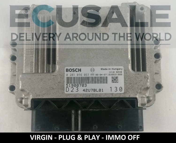 ECU 51900703 0281016051 DUCATO BOXER JUMPER 2.3 CALCULATEUR 51900703
