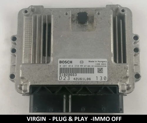 51820663 0281014210 sterownik silnika Bosch Fiat Ducato 2.3 Multijet