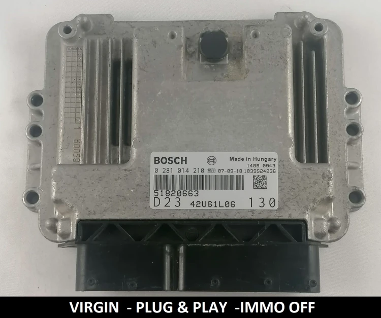 51820663 0281014210 centralina motore Bosch Fiat Ducato 2.3 Multijet