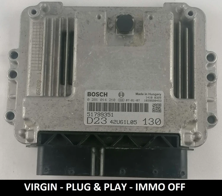 51799351 0281014210 Bosch-Motorsteuergerät Fiat Ducato 2.3 Multijet