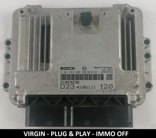 51824236 0281014209 centralina motore Bosch Fiat Ducato 2.3 Multijet