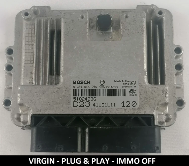 51824236 0281014209 centralina motore Bosch Fiat Ducato 2.3 Multijet