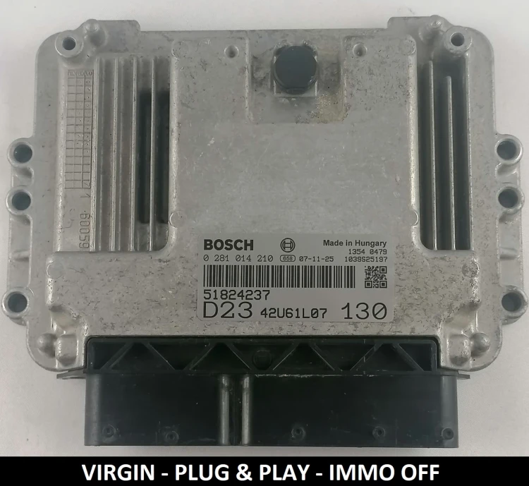 51824237 0281014210 centralina motore Bosch Fiat Ducato 2.3 Multijet