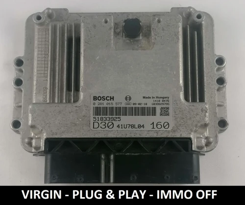 51833925 0281015577 calculateur moteur Bosch Fiat Ducato 3.0