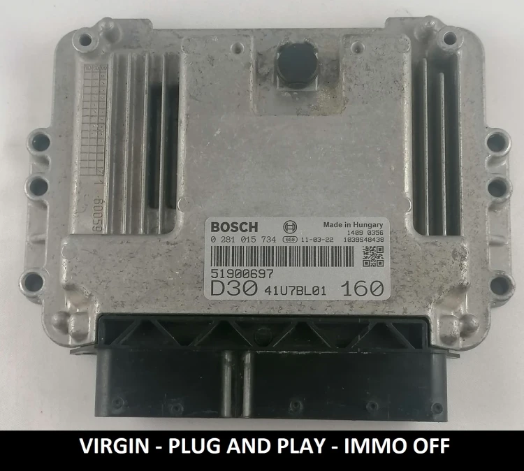 51900697 0281015734 calculateur moteur Bosch Fiat Ducato 3.0