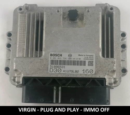 51896531 0281015734 sterownik silnika Bosch Fiat Ducato 3.0