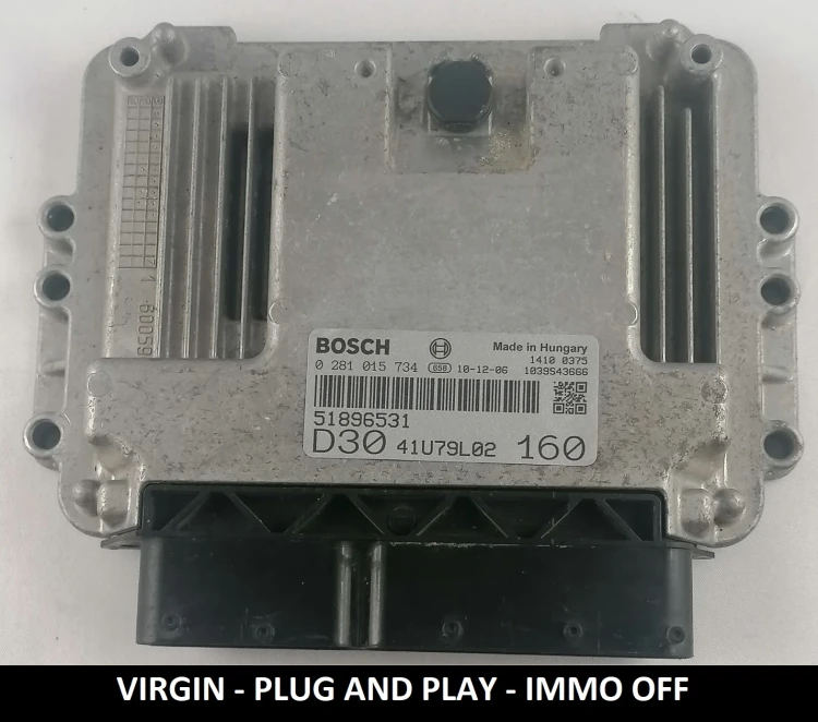 51896531 0281015734 centralina motore Bosch Fiat Ducato 3.0