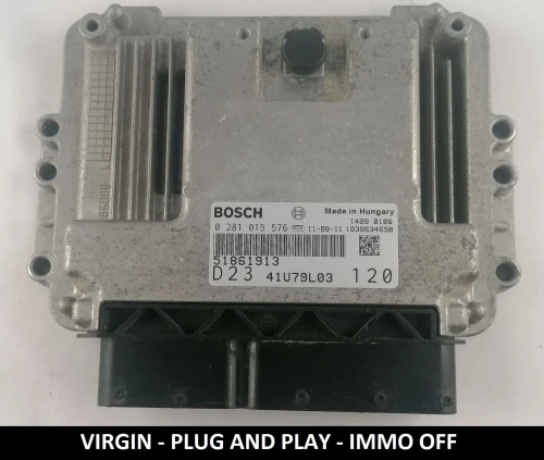 51861913 0281015576 calculateur moteur Bosch Fiat Ducato 2.3 Multijet