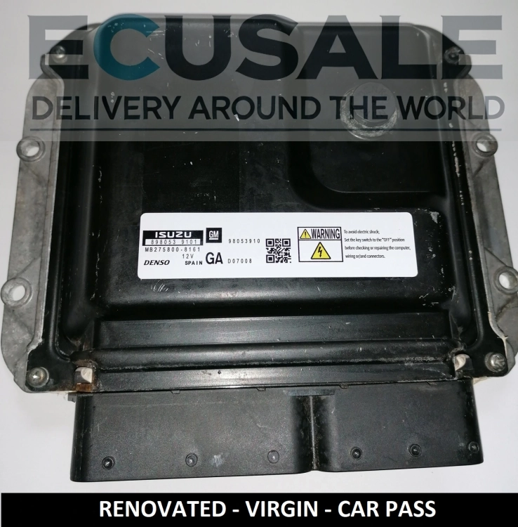 ECU 98053910 MB2758008161 opel 1.7 cdti CENTRALINA DO MOTOR
