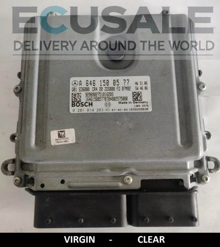 VIRGIN ECU A6461500577 0281014203 CENTRALINA DO MOTOR