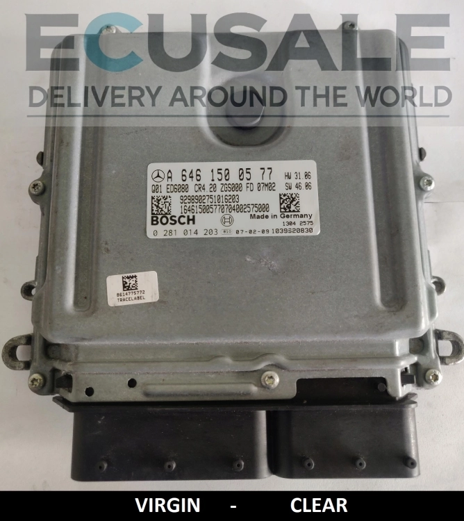 VIRGIN ECU A6461500577 0281014203 CENTRALINA DO MOTOR