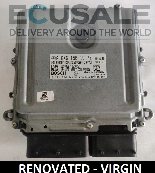 ECU A6461501977 0281014347 VIERGE Calculateur moteur