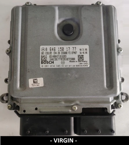A6461501777 0281014345 centralina motore Mercedes-Benz 2.2 CDI OM646 Virgin Sprinter W906 313 CDI