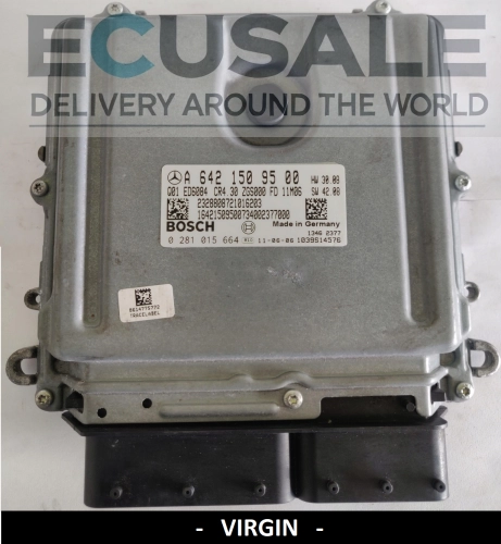 ECU A6421509500 0281015664 VIrgin mercedes CALCULATEUR