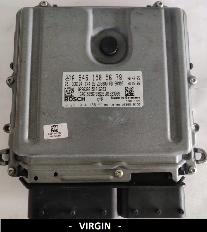 A6461505678 0281014158 centralina motore Mercedes-Benz 2.2 CDI OM646 Virgin Sprinter W906 315 CDI