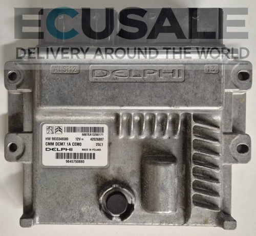 ecu 9845750880 / 42026887 CALCULATEUR