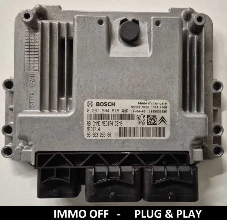 calculateur moteur PEUGEOT 9666325380 0261S04616