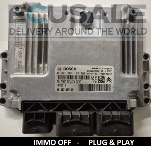 Calculateur moteur 0261S05190 , 9666382080