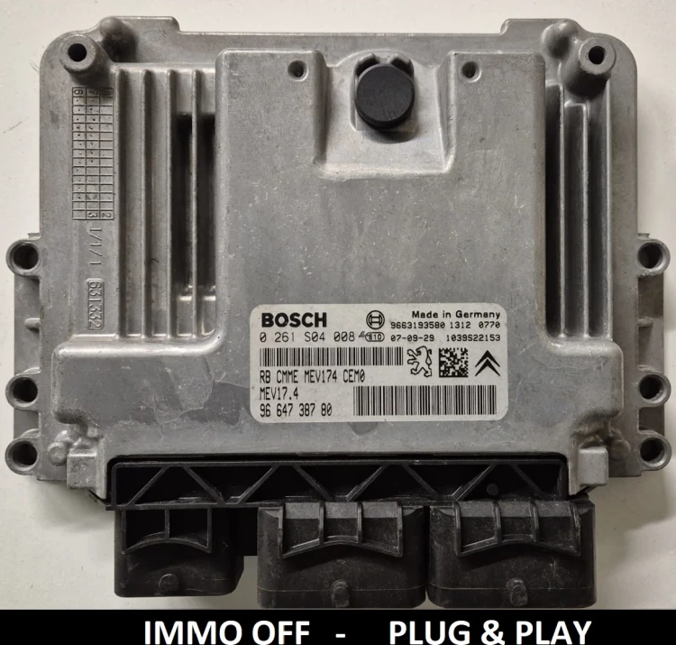 centralita de motor IMMO OFF 0261S04008 MEV17.4