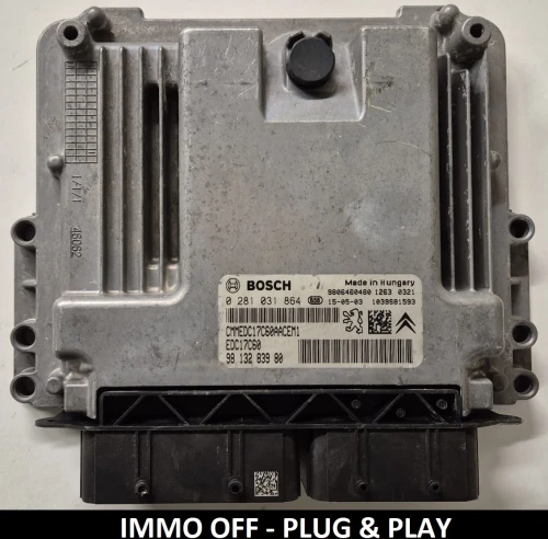 0281031864 9813283980 calculateur moteur Bosch EDC17C60 Peugeot Citroën Opel IMMO OFF