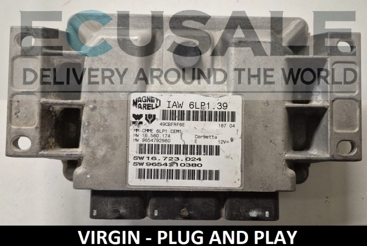 9654210380 IAW6LP1.39 VIRGIN calculateur moteur Peugeot Citroën Plug Play