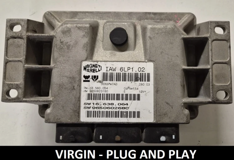9650602680 calculateur moteur Magneti Marelli IAW 6LP1.02 Peugeot Citroën Virgin
