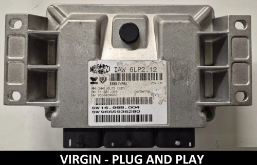 9665936280 9664339980 Motorsteuergerät Magneti Marelli IAW 6LP2.12 Peugeot Citroën Virgin