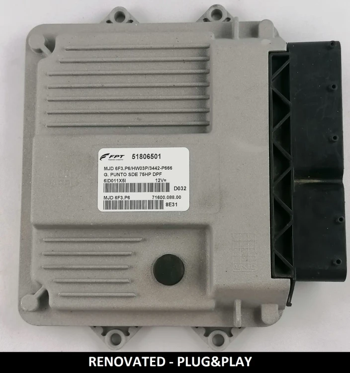 51806501 MJD 6F3.P6 Motorsteuergerät Fiat 1.3 Multijet