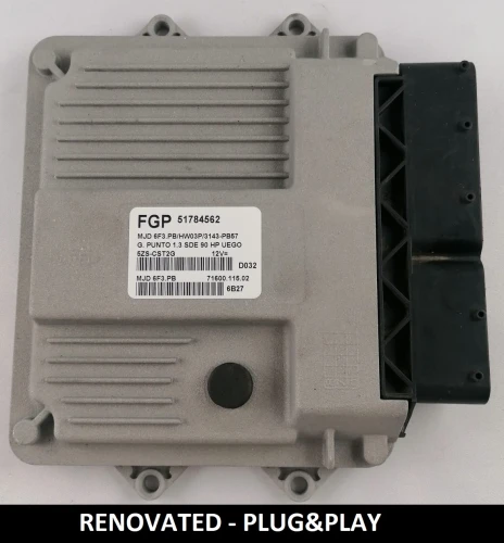 51784562 MJD 6F3.PB centralina motore Fiat Grande Punto 1.3 Multijet