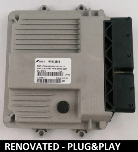51812866 MJD 6F3.H1 sterownik silnika Fiat 1.3 Multijet