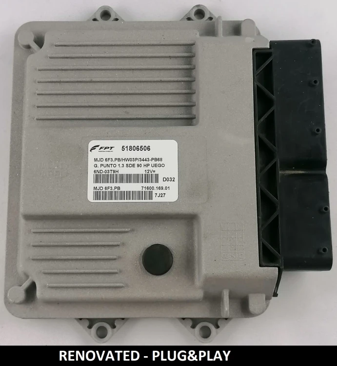 51806506 MJD 6F3.PB centralina motore Fiat 1.3 Multijet