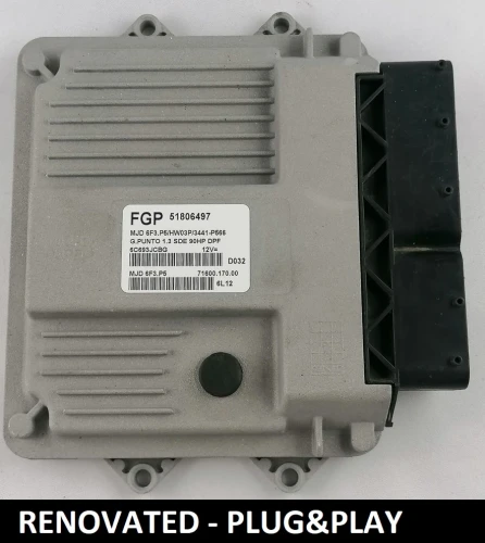 51806497 MJD 6F3.P5 calculateur moteur Fiat 1.3 Multijet
