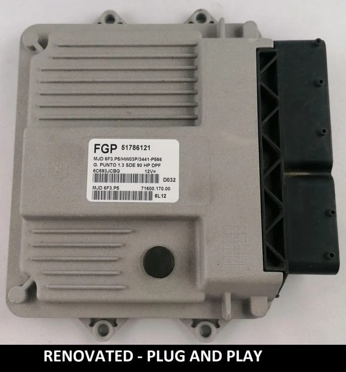 51786121 MJD 6F3.P5 centralina motore Fiat 1.3 Multijet