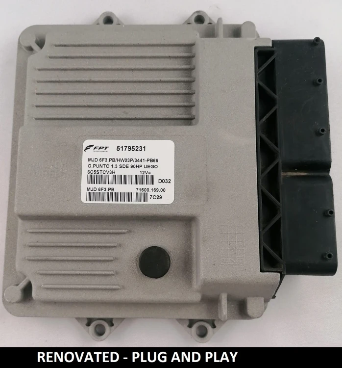 51795231 MJD 6F3.PB Motorsteuergerät Fiat Grande Punto 1.3 Multijet